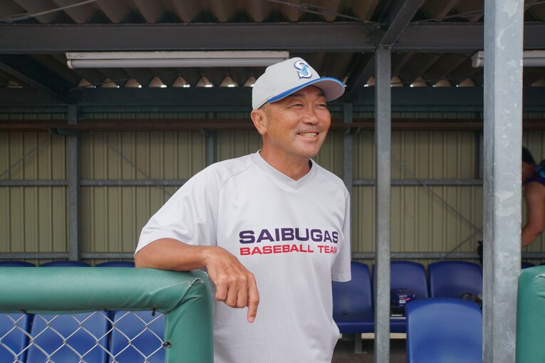 現在の香田誉士史監督（西部ガス）。11月の日本選手権を最後に退任する　©Kei Nakamura