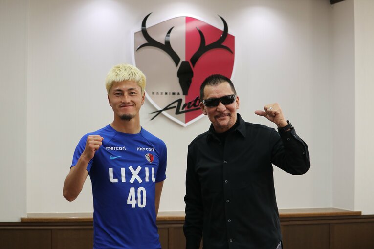 Jリーグ30周年を記念したスペシャル対談「鈴木優磨×蝶野正洋」©︎KASHIMA ANTLERS