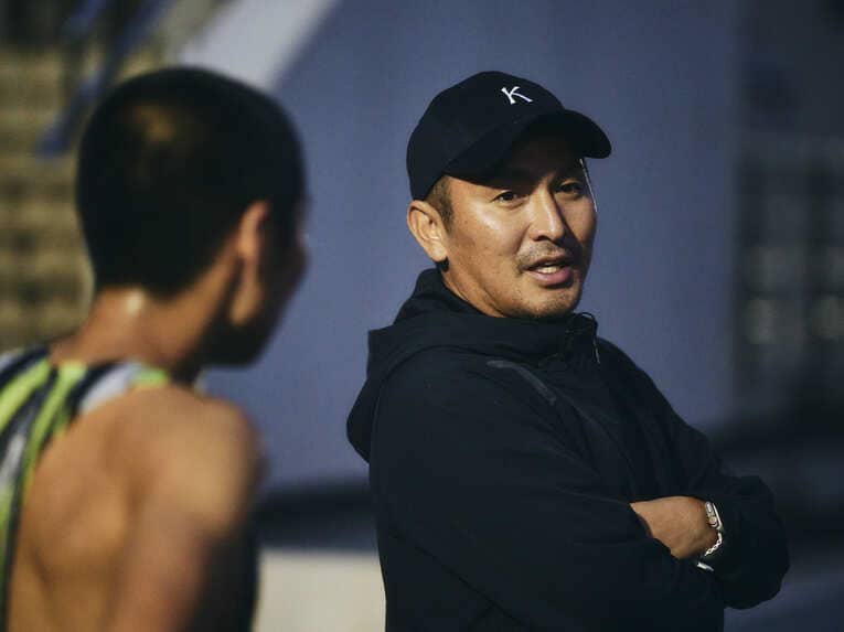 慶應大競走部の練習風景　©Yuki Suenaga