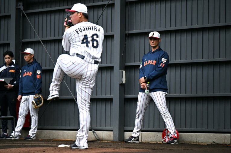 宮崎合宿にアドバイザーとして参加したダルビッシュ有　©︎Hideki Sugiyama