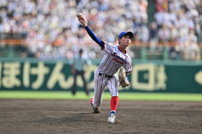 【決勝・仙台育英戦】チームの中心・仲井慎　©Hideki Sugiyama
