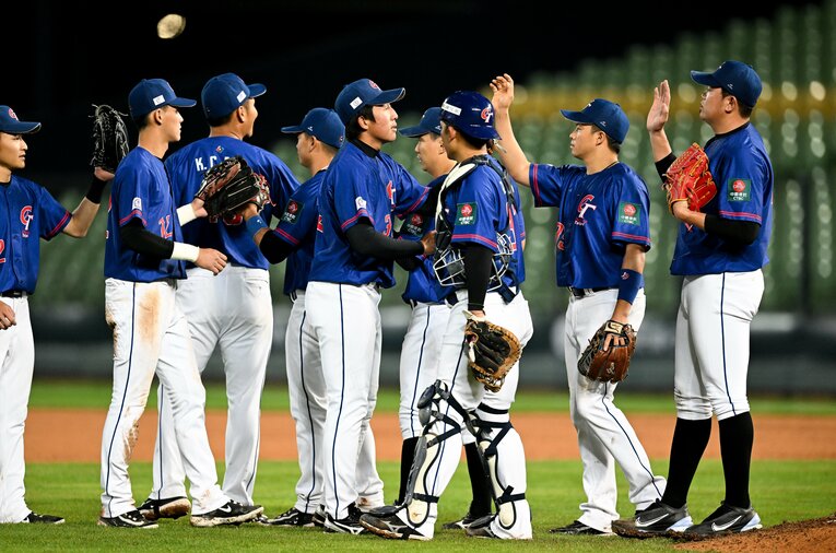 母国開催も観客は少なめのチームチャイニーズタイペイ　©Getty Images
