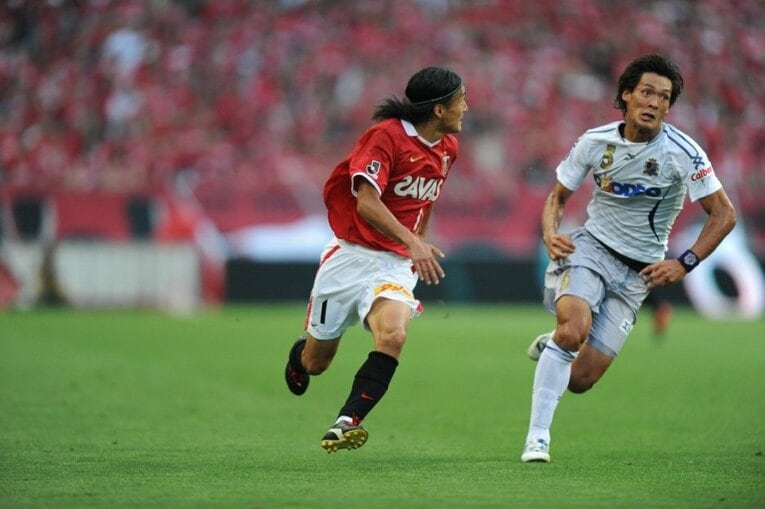 広島時代の槙野 ©Sports Graphic Number