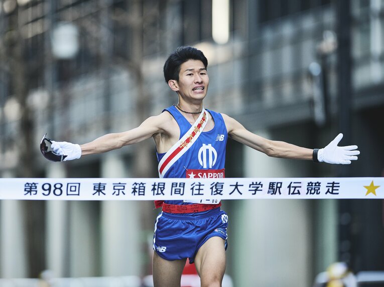 10区で出走した近藤亮太。突然の変更のため、メンタル面のケアは慎重に行ったという　©️Yuki Suenaga