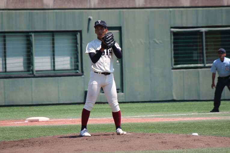 エースの前田悠伍（3年）は4回戦の東海大仰星戦で先発。6回2失点とまずまずの投球だった　©Fumi Sawai
