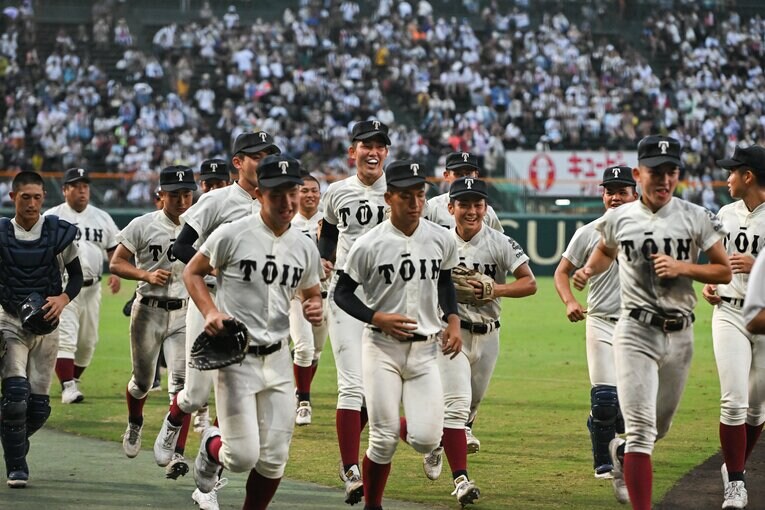 今大会の大阪桐蔭　©Nanae Suzuki