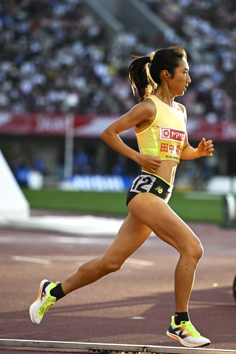 6月の日本選手権5000ｍでは終始独走　©Asami Enomoto