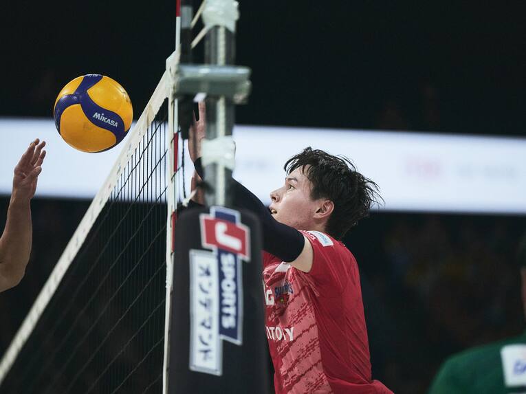 高橋藍（サントリーサンバーズ大阪）　©︎Yuki Suenaga