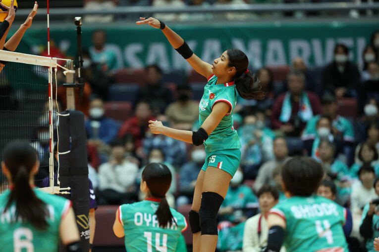 大阪マーヴェラスの宮部愛芽世　©︎大阪マーヴェラス