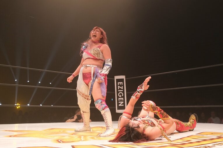 マリーゴールドの人気女子レスラー・後藤智香　©Norihiro Hashimoto