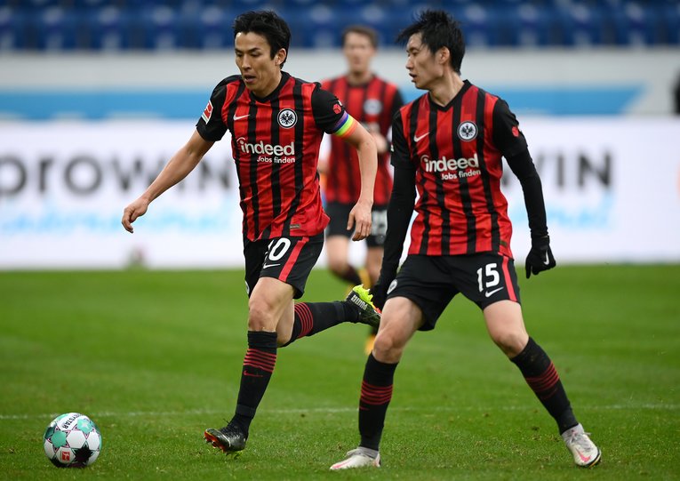 鎌田と長谷部は安定してチームに貢献している©Getty Images