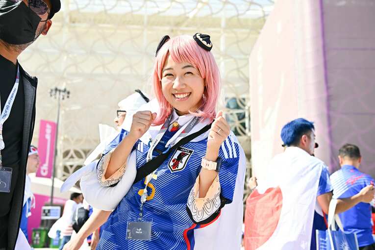 スペイン戦は「大丈夫ます、がんばるます」　©Takuya Kaneko/JMPA