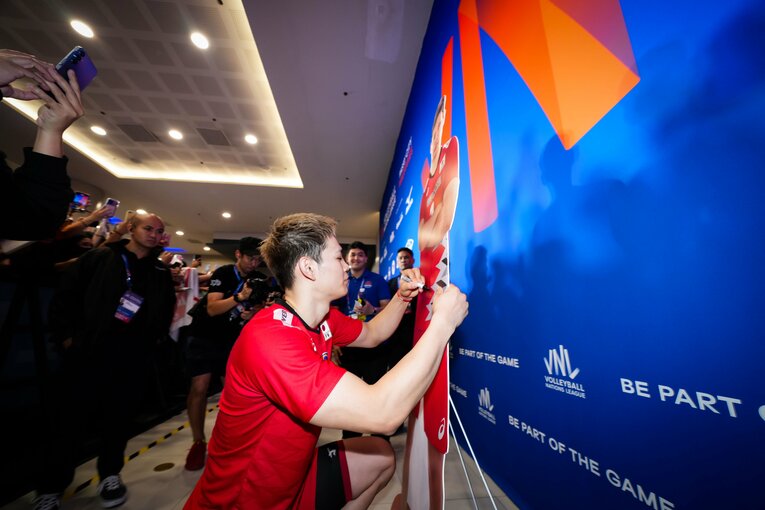 VNLオランダ戦　©︎Volleyball World