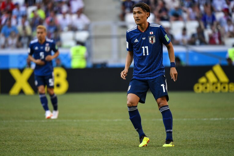 ロシアW杯の宇佐美　©Takuya Sugiyama/JMPA
