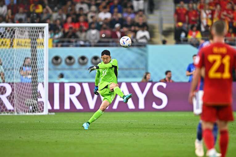 スペイン戦　©Takuya Kaneko／JMPA