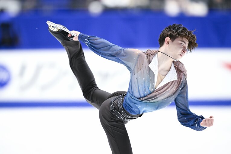 中田璃士、全日本選手権フリーの演技　©︎Asami Enomoto