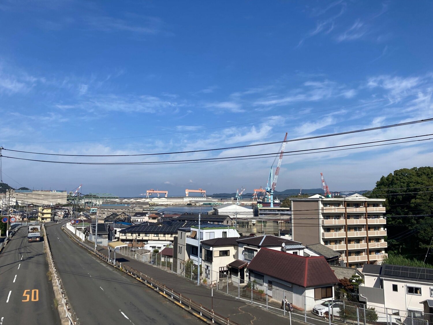 森保の地元、長崎市深堀町。長崎市の中心部から車で40～50分ほど