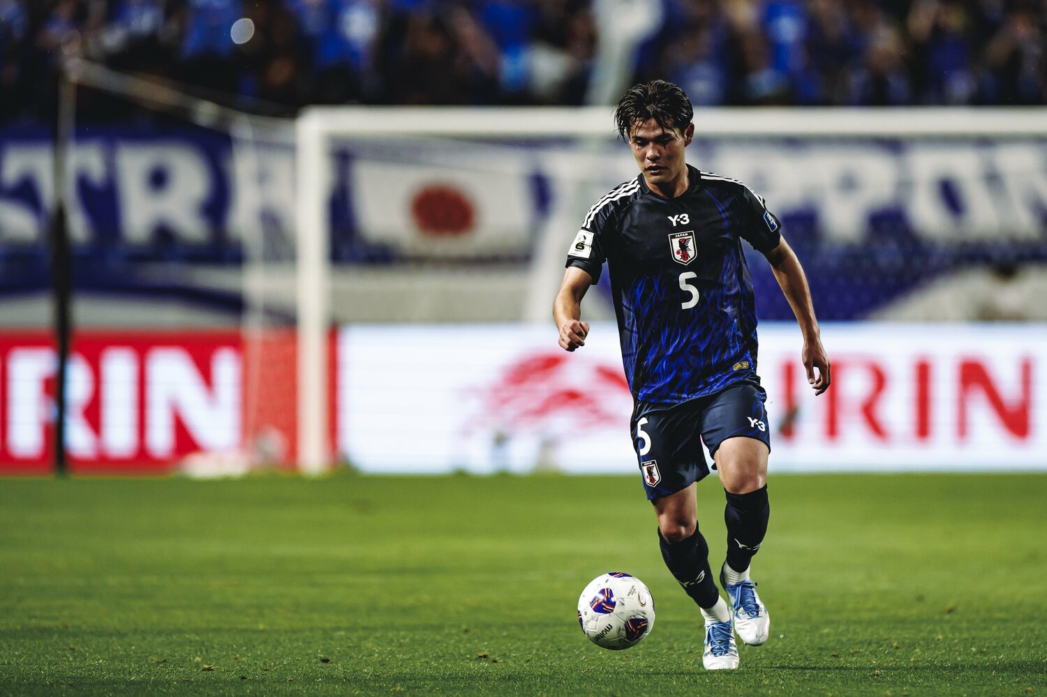 インドネシア戦での佐野　©Kiichi Matsumoto