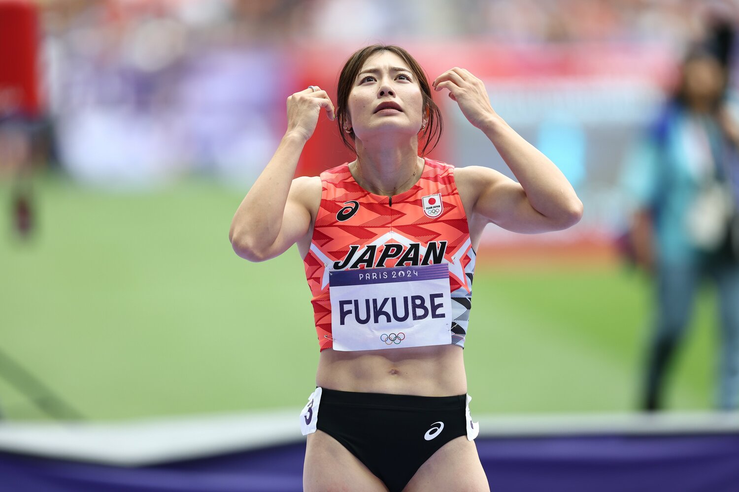 同じく準決勝に進出した福部も抜群のスタートで会場を沸かせた ©Ryosuke Menju/JMPA