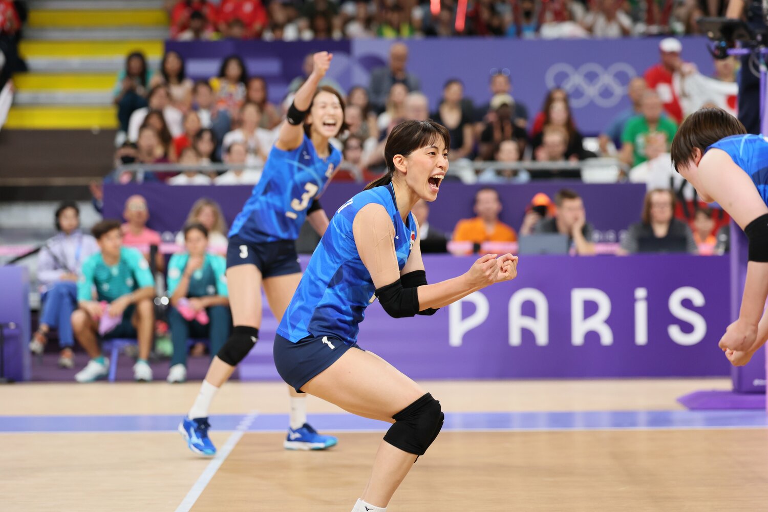 パリ五輪ポーランド戦の岩崎こよみ　©︎Kaoru Watanabe