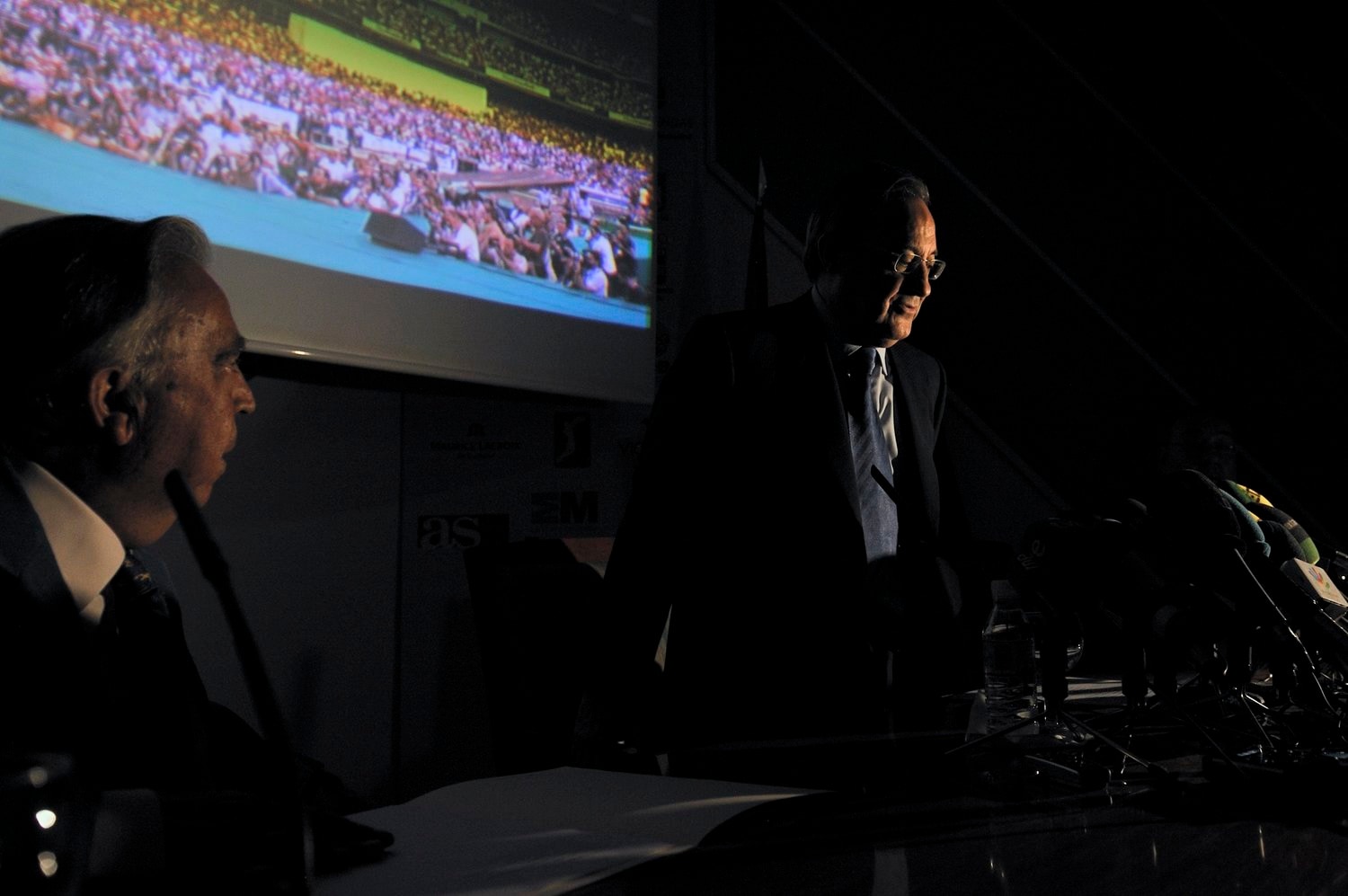 レアルで数々の“剛腕実績”を残すペレス会長が、欧州SLの会長でもある（2009年撮影）©Takuya Sugiyama