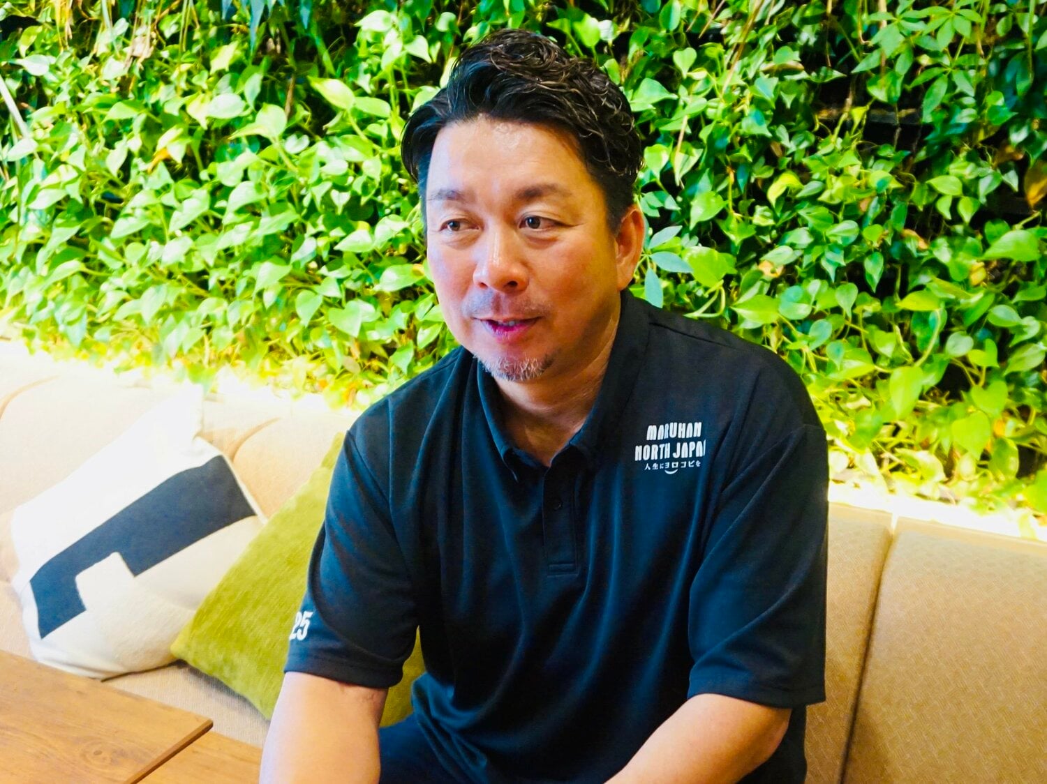 館山に高校時代を回想してもらった　©NumberWeb