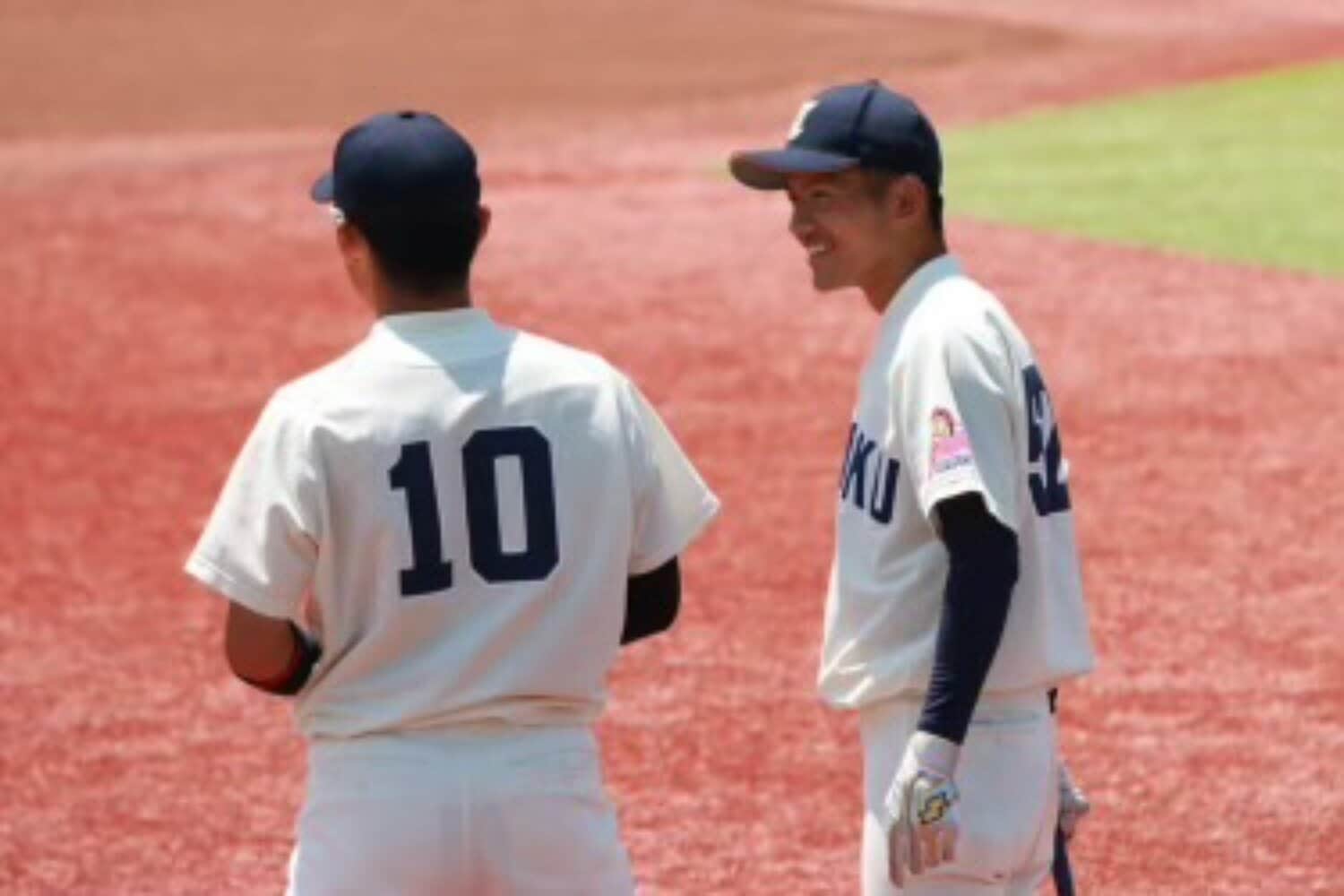 現在は東北福祉大で学生コーチを務める音野。高校時代もノッカーを務めた/本人提供