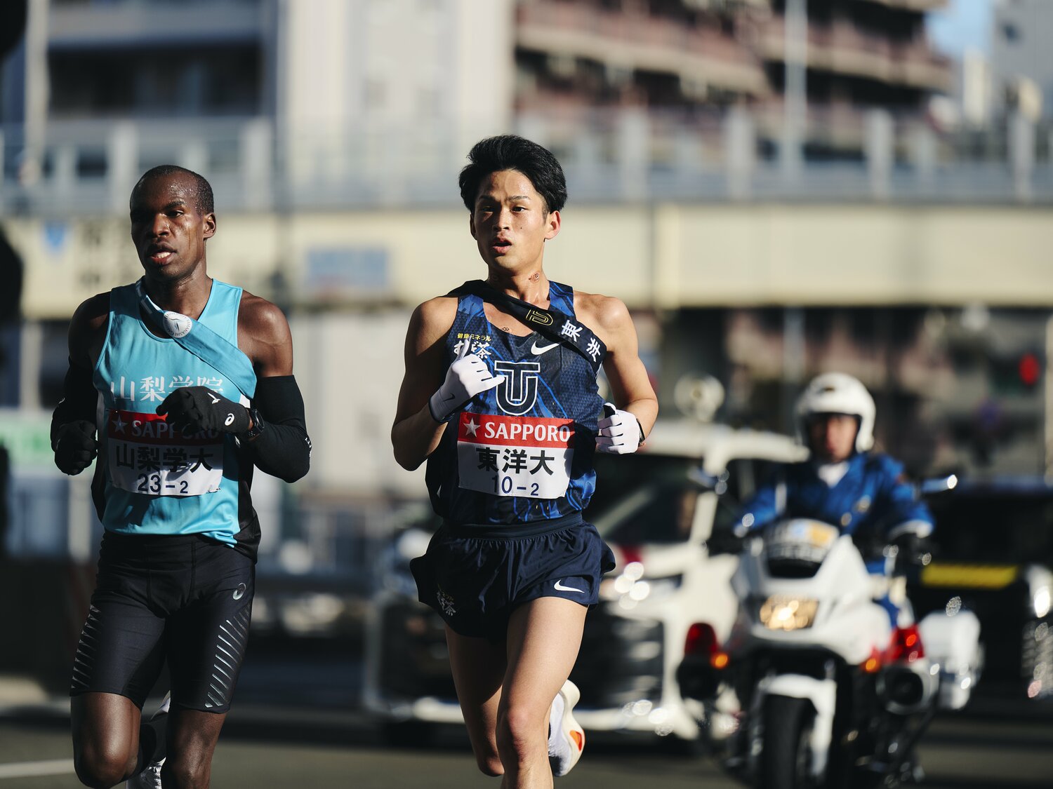 第100回大会では2区で好走し、今シーズンは主将を務めた梅崎蓮は無念の出場見送り。マラソンで再び輝けるか　©Yuki Suenaga