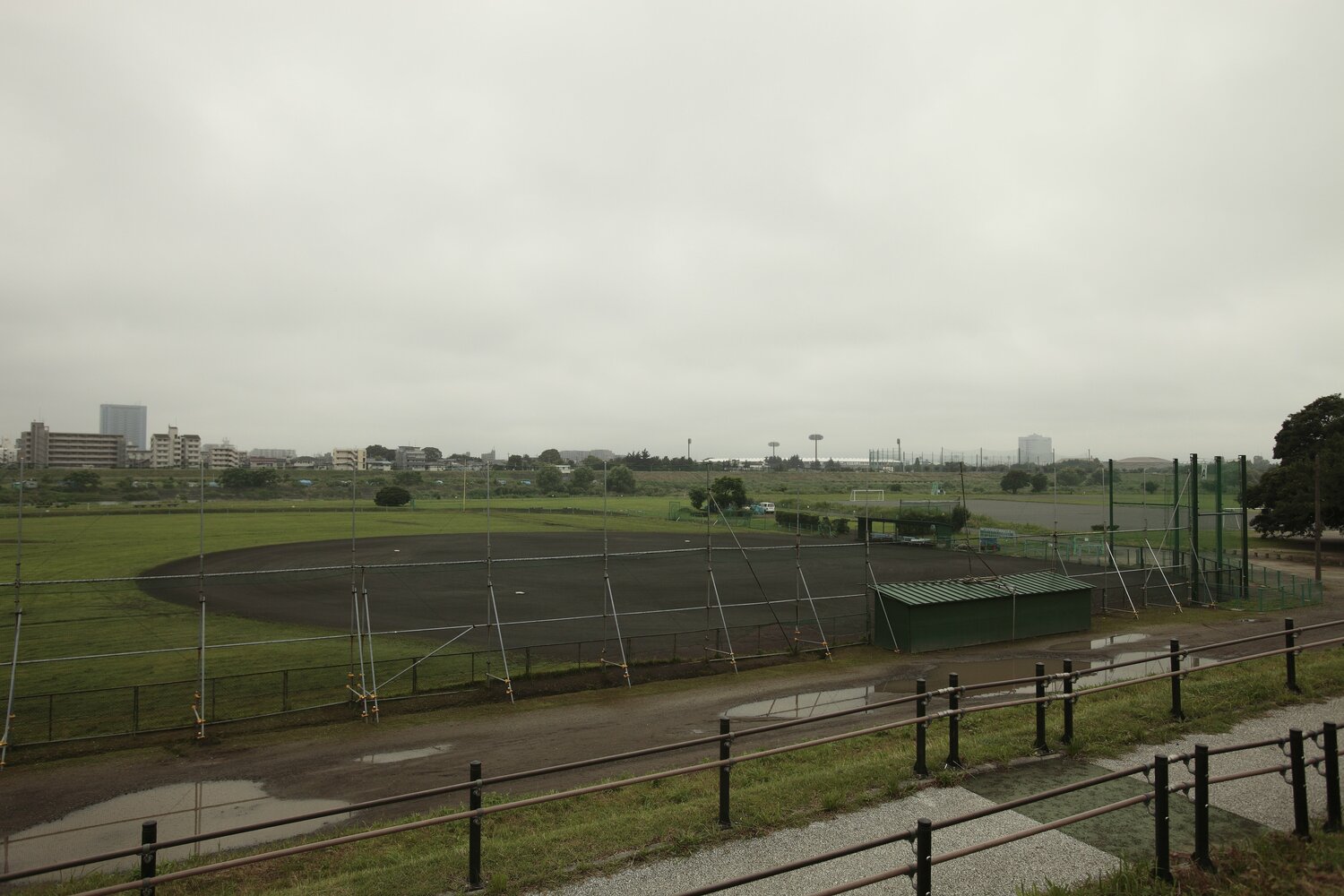 巨人のかつての二軍本拠地、多摩川グラウンド　©BUNGEISHUNJU