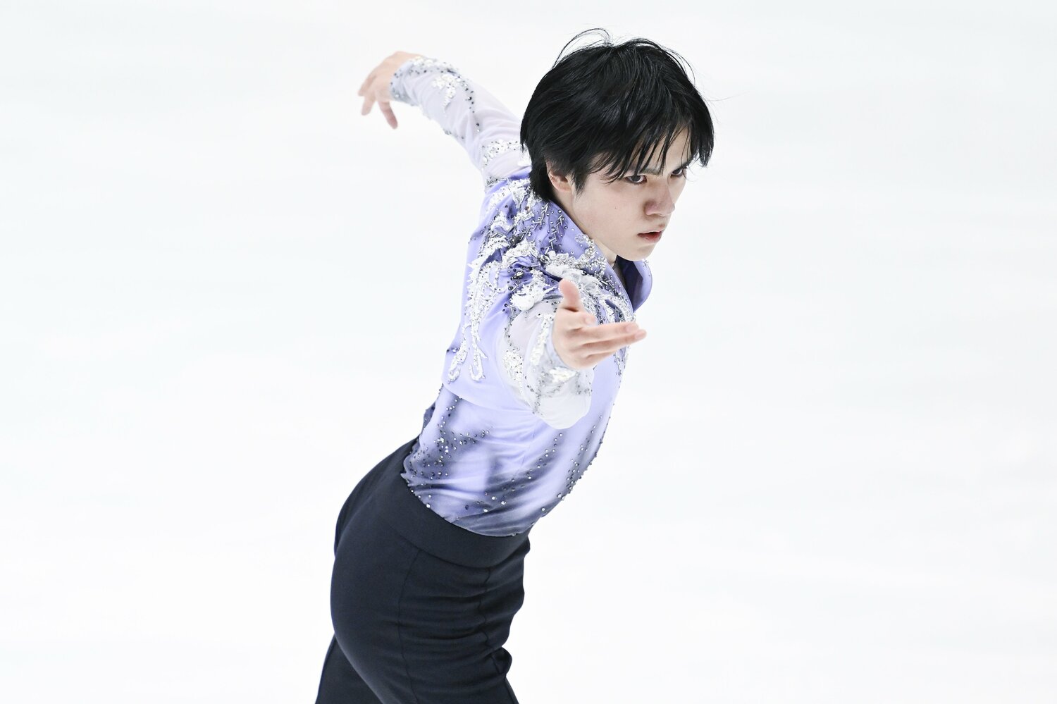 全日本選手権SPでは首位につけた　©Asami Enomoto