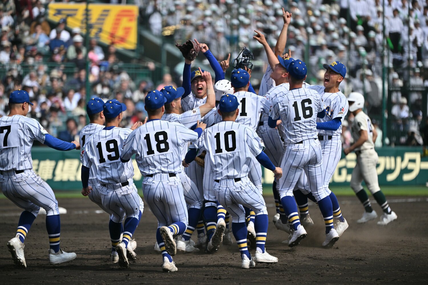 昨年のセンバツでは決勝で報徳学園を破って優勝した健大高崎　©Hideki Sugiyama