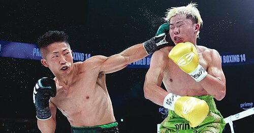 ボクシング　サイン色紙　井上真吾トレーナー　井上尚弥　井上拓真 井上尚弥・拓真兄弟の父・井上真吾トレーナーがリング誌年間最優秀