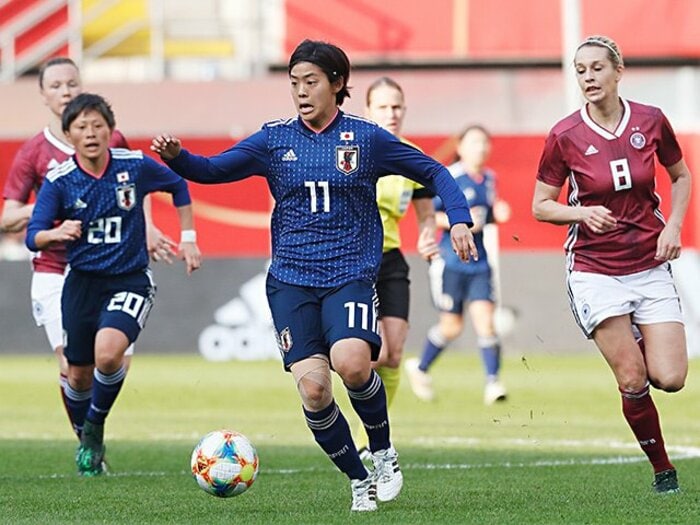 2カ月後のW杯を前に現れた新星たち。なでしこは「伸びしろだらけです」。＜Number Web＞ photograph by Mutsu Kawamori/AFLO