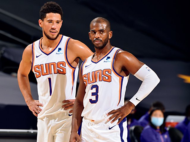 髭*ん様 NBA BALLERSコート付き NBA】ポール、ブッカーのコンビが牽引。好調サンズで目立つ2人の存在感