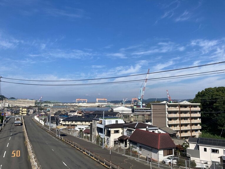 森保の地元、長崎市深堀町。長崎市の中心部から車で40～50分ほど