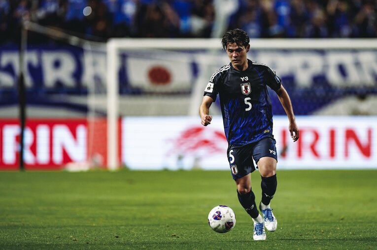 インドネシア戦での佐野　©Kiichi Matsumoto