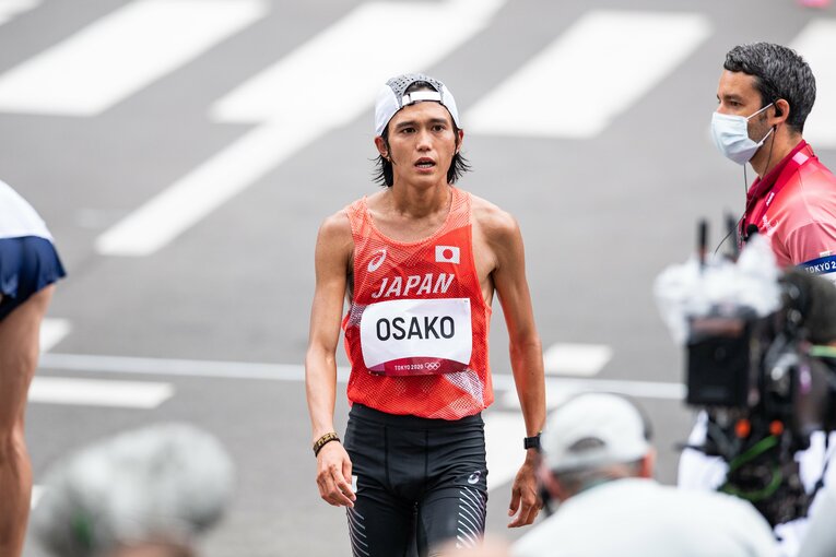 東京五輪、マラソンで6位入賞を果たした大迫傑　©︎Nanae Suzuki/JMPA