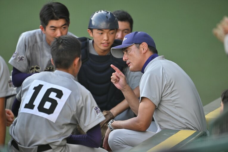 「ベスト8進出」花巻東・佐々木洋監督／48歳　©Hideki Sugiyama