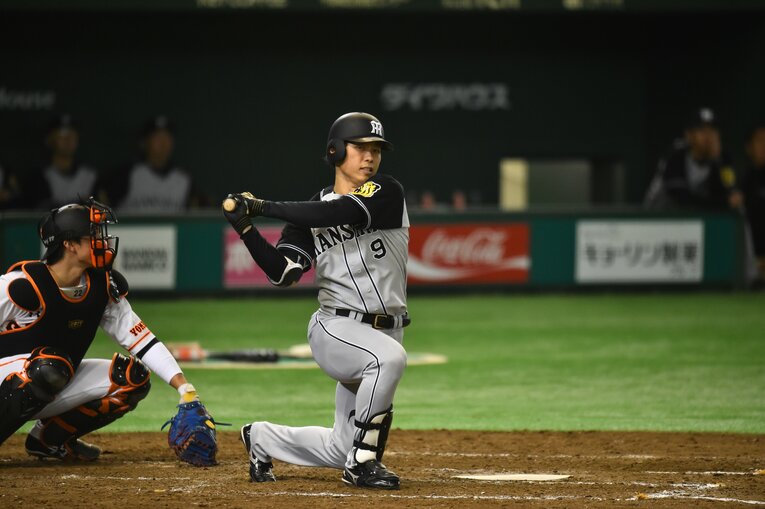 阪神時代の高山俊　©BUNGEISHUNJU