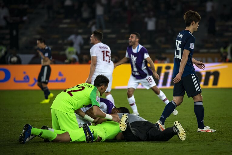 19、23年アジア杯連覇を果たしたカタールだが、自国開催の22年W杯ではグループステージ敗退に沈んだ　©Takuya Sugiyama