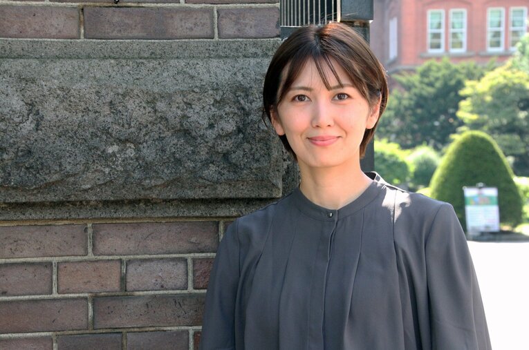 フォルティウスのスキップとして活躍した吉村紗也香。札幌で引退の真相、カーリングへの思いなど幅広く語ってくれた ／ photograph by NumberWeb