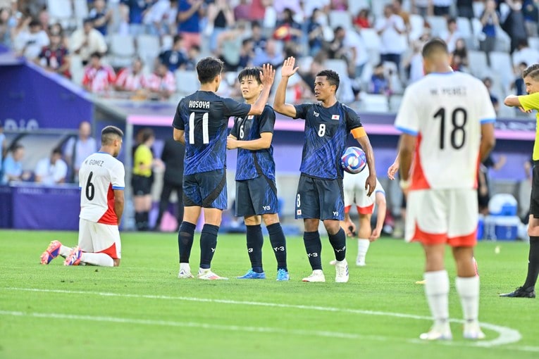 5対0でパラグアイに快勝したU-23日本代表　©Takuya Nakachi/JMPA