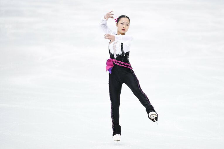 2023年全日本選手権、島田麻央の演技　©︎Asami Enomoto