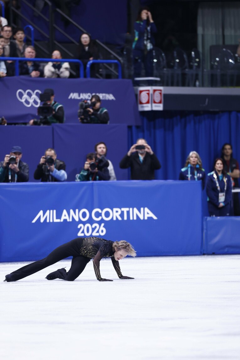 【五輪フィギュアの魔物】ミラノ・コルティナ五輪でのマリニン（写真は右に続きます）　©Sunao Noto/JMPA