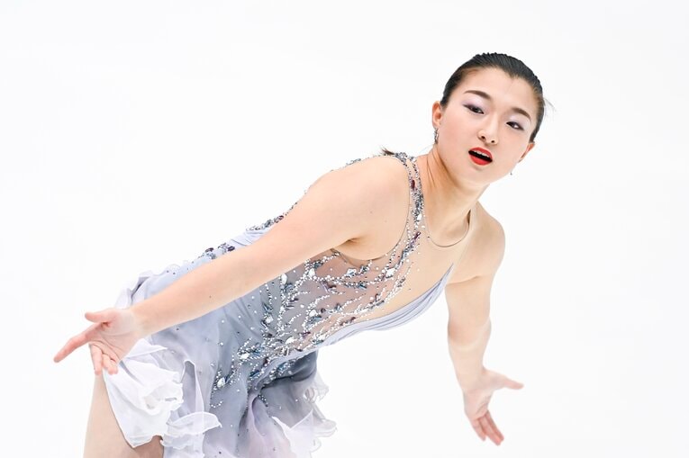 全日本選手権SPでの演技　©Asami Enomoto