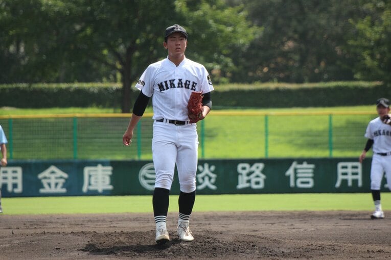 現在のチームのエース投手である鷲尾大和は140kmを超える直球を武器に三振も奪える好投手だ　©Fumi Sawai