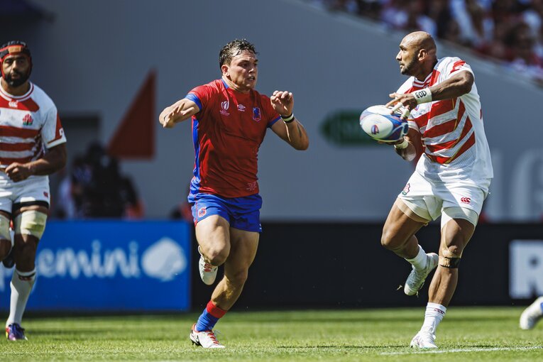 セミシ・マシレワ（ラグビーW杯チリ戦）©︎Kiichi Matsumoto