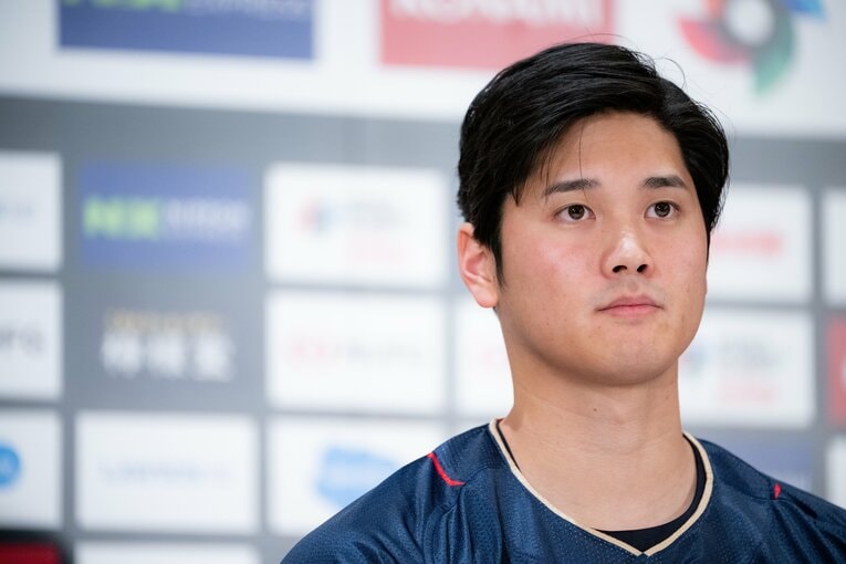 WBC会見で　©Nanae Suzuki