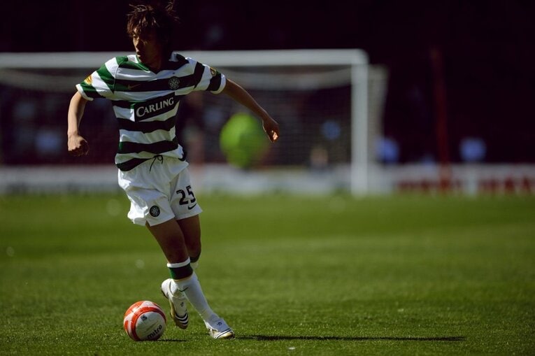 セルティック時代の中村俊輔　©Sports Graphic Number