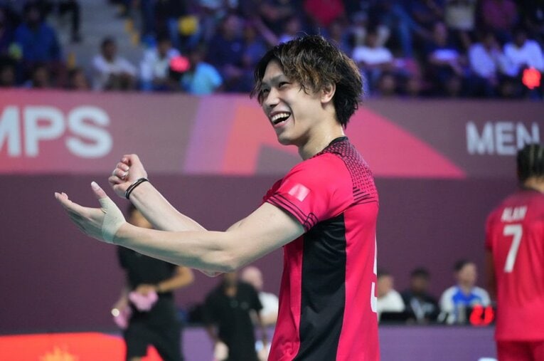 世界クラブ男子選手権で日本勢初となる銅メダルを獲得したサントリーサンバーズ。セッター大宅真樹（28歳）はさまざまな思いを胸に、この大会に臨んでいた ／ photograph by SUNTORY SUNBIRDS